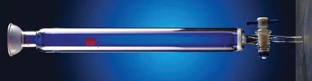 Synthware<sup>TM</sup> chromatography column with with spherical joint, PTFE stopcock and coarse frit