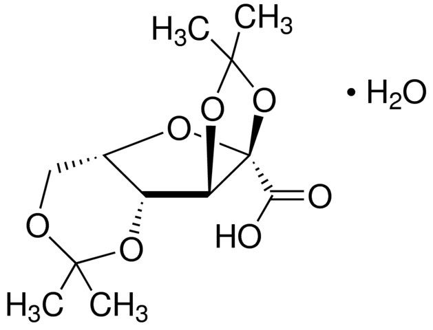 (-)-2,3:4,6-Di-<i>O</i>-isopropylidene-2-keto-<sc>L</sc>-gulonic acid monohydrate