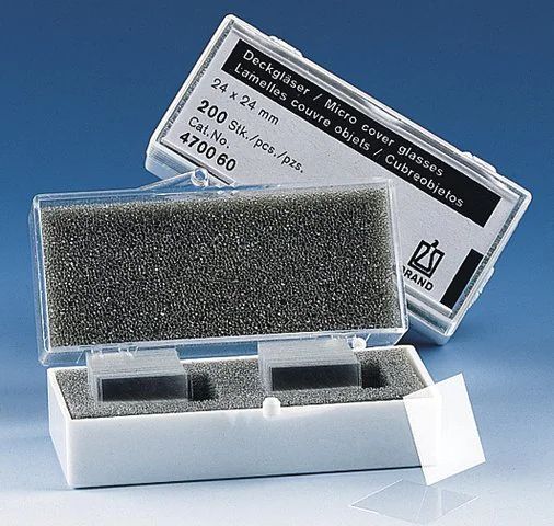 BRAND<sup>®</sup> cover glasses for microscope slides
