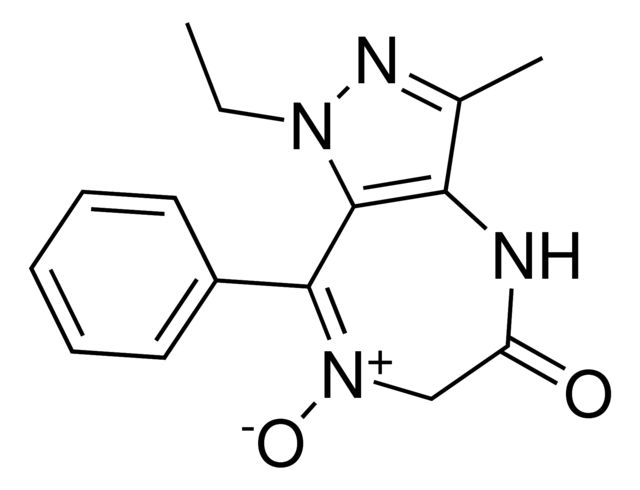 1-Ethyl-3-methyl-8-phenyl-4,6-dihydropyrazolo[4,3-e][1,4]diazepin-5(1H)-one 7-oxide