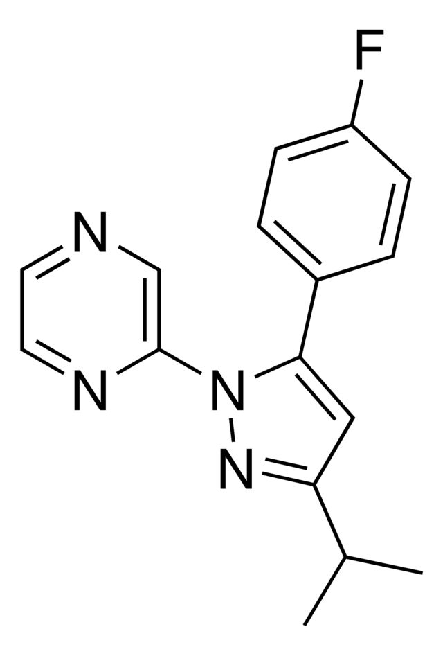 2-[5-(4-Fluorophenyl)-3-isopropyl-1H-pyrazol-1-yl]pyrazine