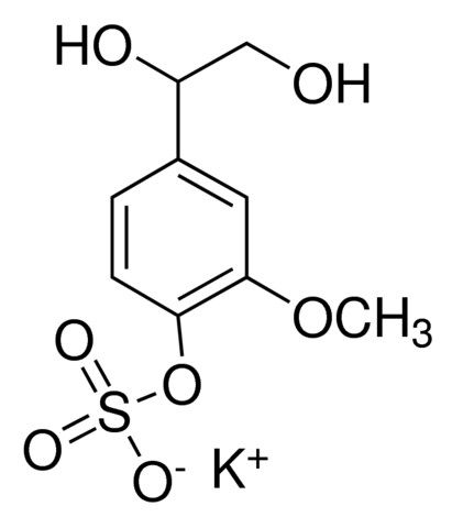 4-Hydroxy-3-methoxyphenylglycol sulfate potassium salt