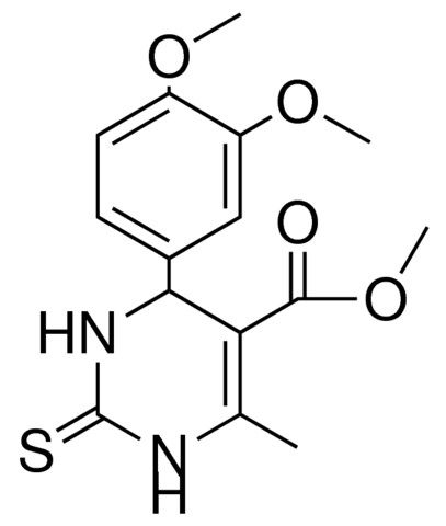 4-(3,4-DIMETHOXY-PH)-6-ME-2-THIOXO-4H-PYRIMIDINE-5-CARBOXYLIC ACID ME ESTER