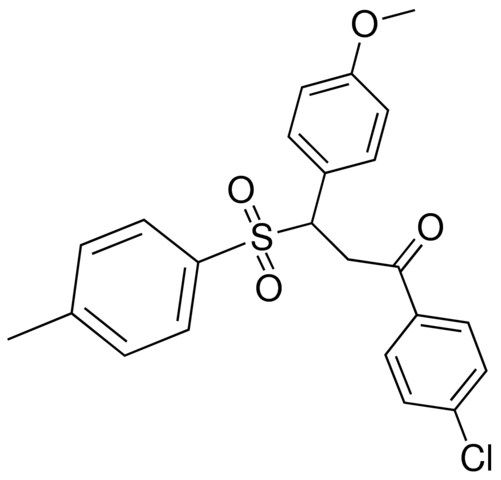 4'-CHLORO-3-(4-METHOXYPHENYL)-3-(P-TOSYL)PROPIOPHENONE