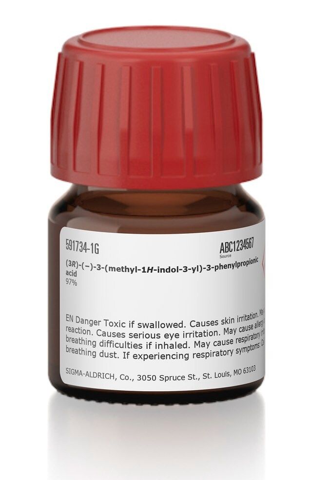 (3<i>R</i>)-(-)-3-(methyl-1<i>H</i>-indol-3-yl)-3-phenylpropionic acid