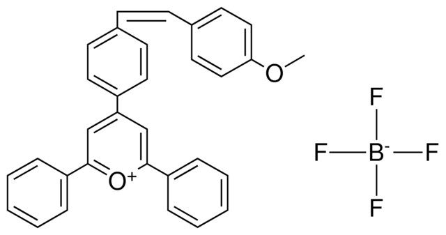 4-(4-(2-(4-MEO-PH)-VINYL)-PHENYL)-2,6-DIPHENYL-PYRANYLIUM, TETRAFLUORO BORATE