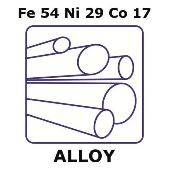 Glass Sealing Alloy, Fe54Ni29Co17