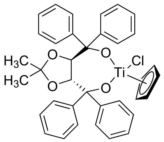 Chlorocyclopentadienyl[(4<i>R</i>,5<i>R</i>)-2,2-dimethyl-α,α,α′,α′-tetraphenyl-1,3-dioxolane-4,5-dimethanolato]titanium