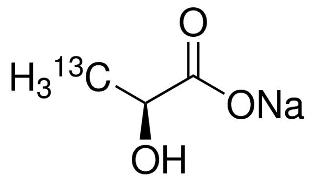 Sodium <sc>L</sc>-lactate-3-<sup>13</sup>C solution