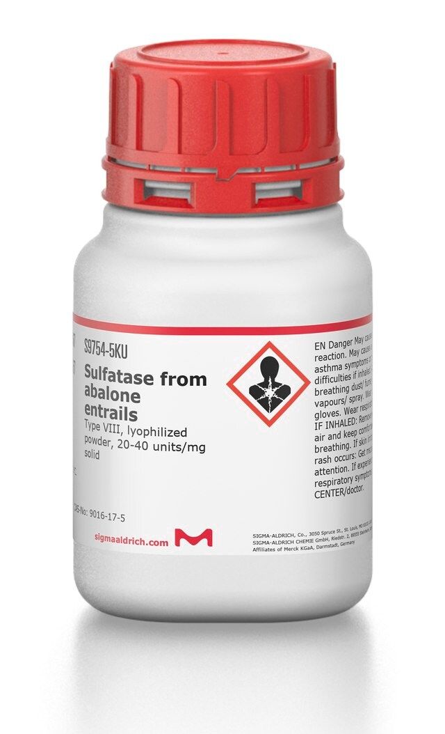 Sulfatase from abalone entrails