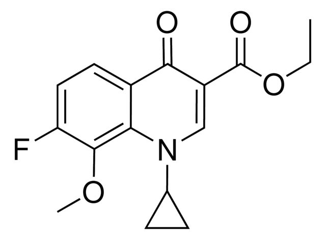 Ethyl 1-cyclopropyl-7-fluoro-8-methoxy-4-oxo-1,4-dihydro-3-quinolinecarboxylate
