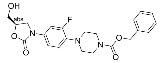 Benzyl 4-[2-fluoro-4-[(5R)-5-(hydroxymethyl)-2-oxo-1,3-oxazolidin-3-yl]phenyl]-1-piperazinecarboxylate