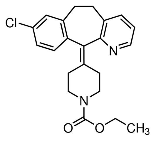 Loratadine for system suitability