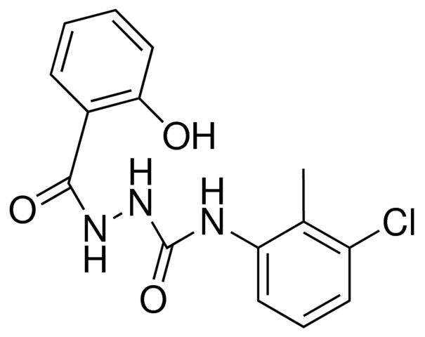 4-(3-CHLORO-2-METHYLPHENYL)-1-(2-HYDROXYBENZOYL)SEMICARBAZIDE
