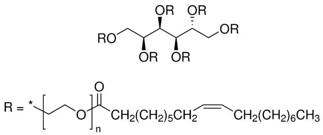 Poly(ethylene glycol) sorbitol hexaoleate