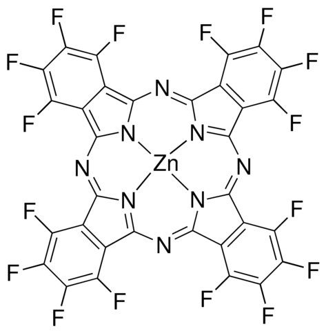 Zinc 1,2,3,4,8,9,10,11,15,16,17,18,22,23,24,25-hexadecafluoro-29<i>H</i>,31<i>H</i>-phthalocyanine