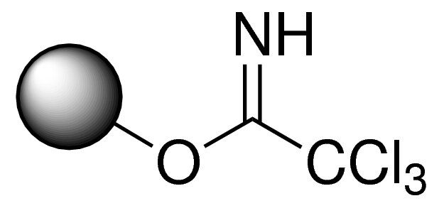 Trichloroacetimidate on Wang resin