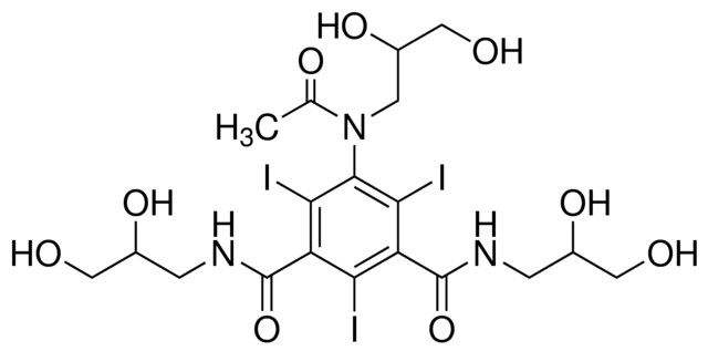 Iohexol for peak identification