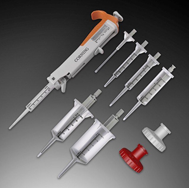 Corning<sup>®</sup> [TM = "Step-R"] Repeating Pipettor and Syringe Tips Starter Pack