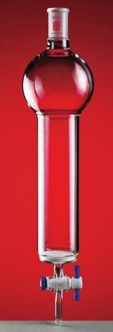 Synthware<sup>TM</sup> chromatography column with reservoir, coarse fritted disc and PTFE stopcock