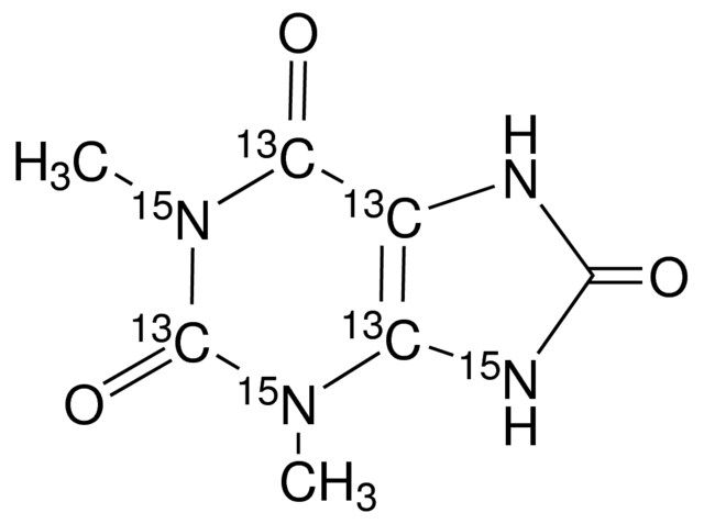 1,3-Dimethyluric acid-2,4,5,6-<sup>13</sup>C<sub>4</sub>-1,3,9-<sup>15</sup>N<sub>3</sub>