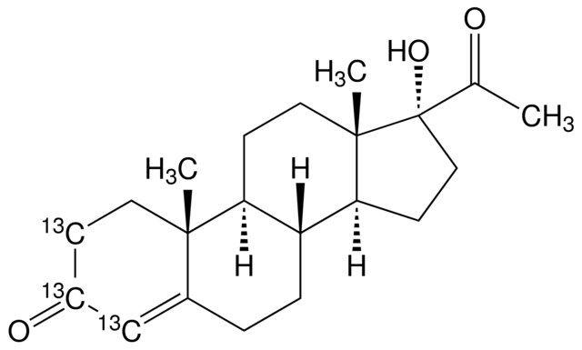 17α-Hydroxyprogesterone-2,3,4-<sup>13</sup>C<sub>3</sub>