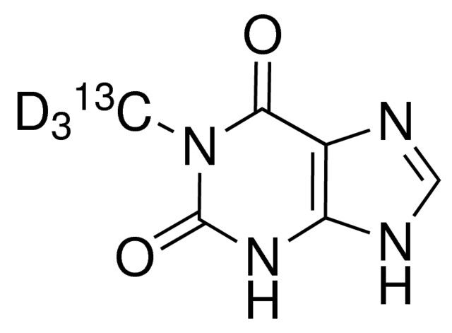 1-Methylxanthine-(<i>methyl</i>-<sup>13</sup>C,d<sub>3</sub>)