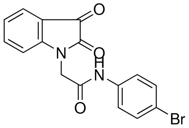 N-(4-BROMO-PHENYL)-2-(2,3-DIOXO-2,3-DIHYDRO-INDOL-1-YL)-ACETAMIDE