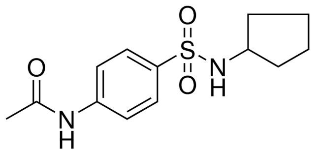 N-(4-CYCLOPENTYLSULFAMOYL-PHENYL)-ACETAMIDE