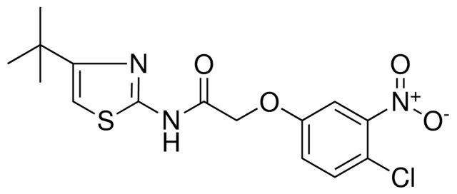 N-(4-TERT-BUTYL-THIAZOL-2-YL)-2-(4-CHLORO-3-NITRO-PHENOXY)-ACETAMIDE