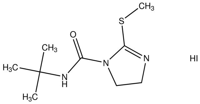 N-(tert-butyl)-2-(methylsulfanyl)-4,5-dihydro-1H-imidazole-1-carboxamide hydroiodide