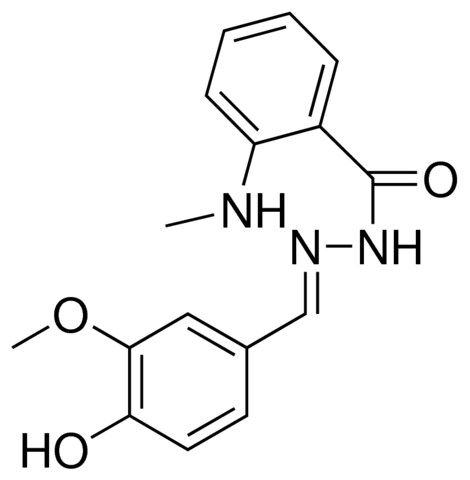 N-METHYLANTHRANILIC (4-HYDROXY-3-METHOXYBENZYLIDENE)HYDRAZIDE