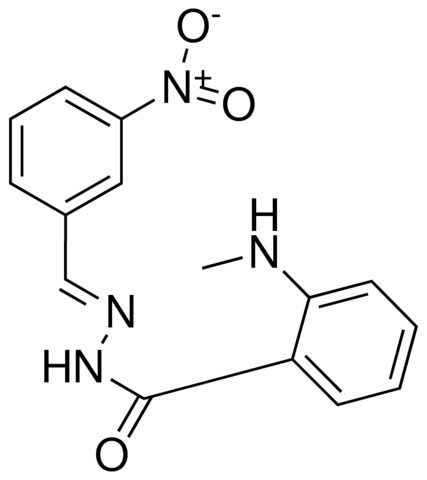 N-METHYLANTHRANILIC (3-NITROBENZYLIDENE)HYDRAZIDE