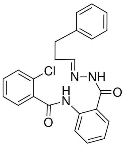 N-(2-CHLOROBENZOYL)ANTHRANILIC (3-PHENYLPROPYLIDENE)HYDRAZIDE