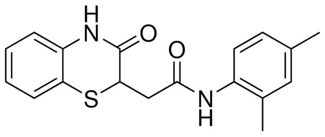 N-(2,4-DIMETHYL-PH)-2-(3-OXO-3,4-DIHYDRO-2H-BENZO(1,4)THIAZIN-2-YL)-ACETAMIDE