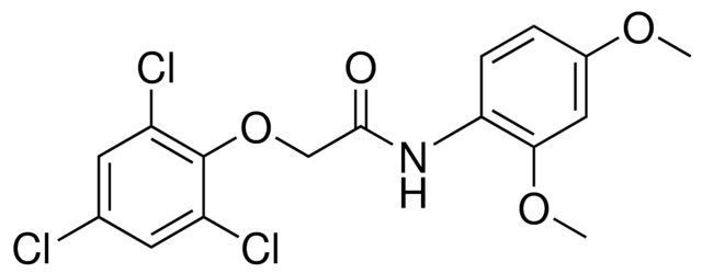 N-(2,4-DIMETHOXYPHENYL)-2-(2,4,6-TRICHLOROPHENOXY)ACETAMIDE