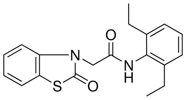 N-(2,6-DIETHYL-PHENYL)-2-(2-OXO-BENZOTHIAZOL-3-YL)-ACETAMIDE
