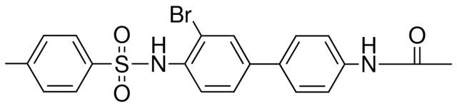 N-(3'-BROMO-4'-(TOLUENE-4-SULFONYLAMINO)-BIPHENYL-4-YL)-ACETAMIDE