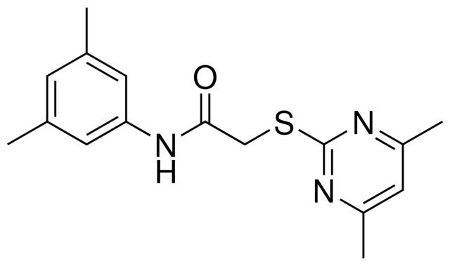 N-(3,5-DIMETHYL-PHENYL)-2-(4,6-DIMETHYL-PYRIMIDIN-2-YLSULFANYL)-ACETAMIDE
