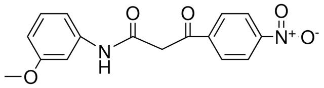 N-(3-METHOXY-PHENYL)-3-(4-NITRO-PHENYL)-3-OXO-PROPIONAMIDE
