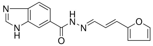 N'-(3-(2-FURYL)-2-PROPENYLIDENE)-1H-BENZIMIDAZOLE-6-CARBOHYDRAZIDE