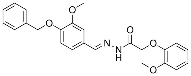 N'-(4-(BENZYLOXY)-3-METHOXYBENZYLIDENE)-2-(2-METHOXYPHENOXY)ACETOHYDRAZIDE