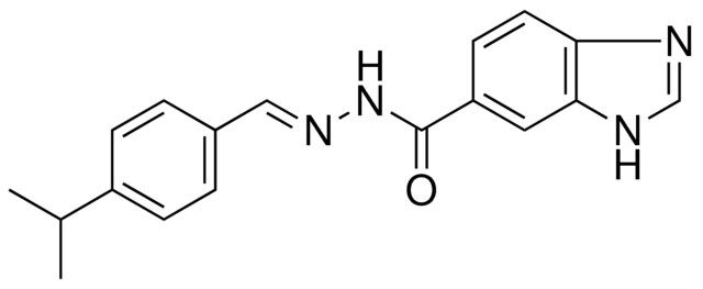 N'-(4-ISOPROPYLBENZYLIDENE)-1H-BENZIMIDAZOLE-6-CARBOHYDRAZIDE