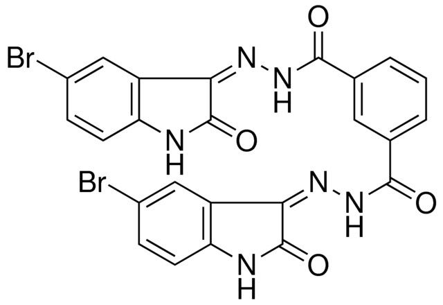 N'(1),N'(3)-BIS[(3Z)-5-BROMO-2-OXO-1,2-DIHYDRO-3H-INDOL-3-YLIDENE]ISOPHTHALOHYDRAZIDE