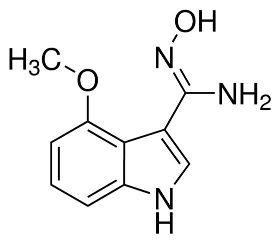 <i>N</i>′-Hydroxy-4-methoxy-1<i>H</i>-indole-3-carboximidamide