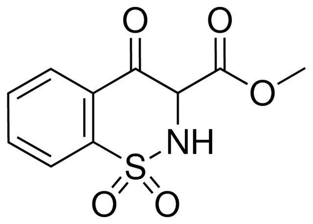 METHYL 4-OXO-3,4-DIHYDRO-2H-1,2-BENZOTHIAZINE-3-CARBOXYLATE 1,1-DIOXIDE