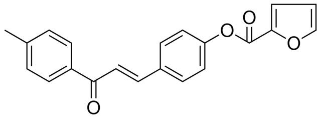 FURAN-2-CARBOXYLIC ACID 4-(3-OXO-3-P-TOLYL-PROPENYL)-PHENYL ESTER