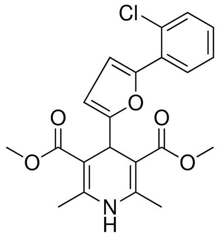 DIMETHYL 4-[5-(2-CHLOROPHENYL)-2-FURYL]-2,6-DIMETHYL-1,4-DIHYDRO-3,5-PYRIDINEDICARBOXYLATE
