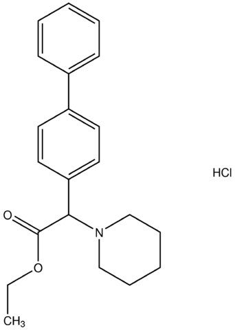 ethyl [1,1'-biphenyl]-4-yl(1-piperidinyl)acetate hydrochloride
