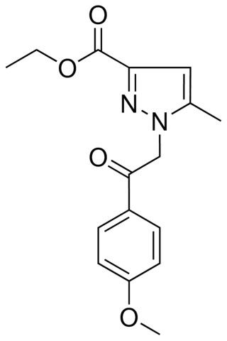 ETHYL 1-(2-(4-METHOXYPHENYL)-2-OXOETHYL)-5-METHYL-1H-PYRAZOLE-3-CARBOXYLATE